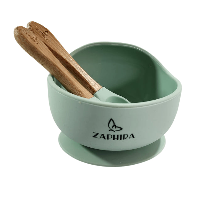 Tazón antideslizante para bebés de silicona segura