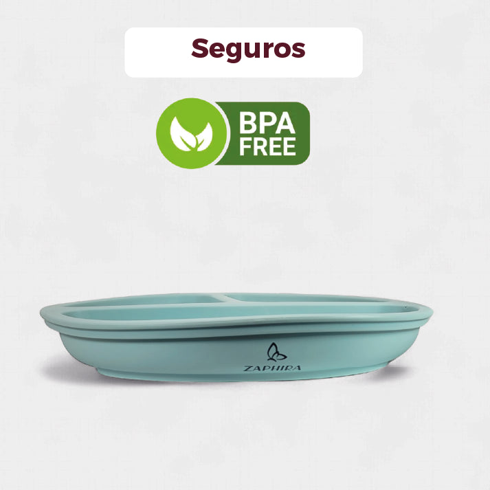 Plato antideslizante para bebés