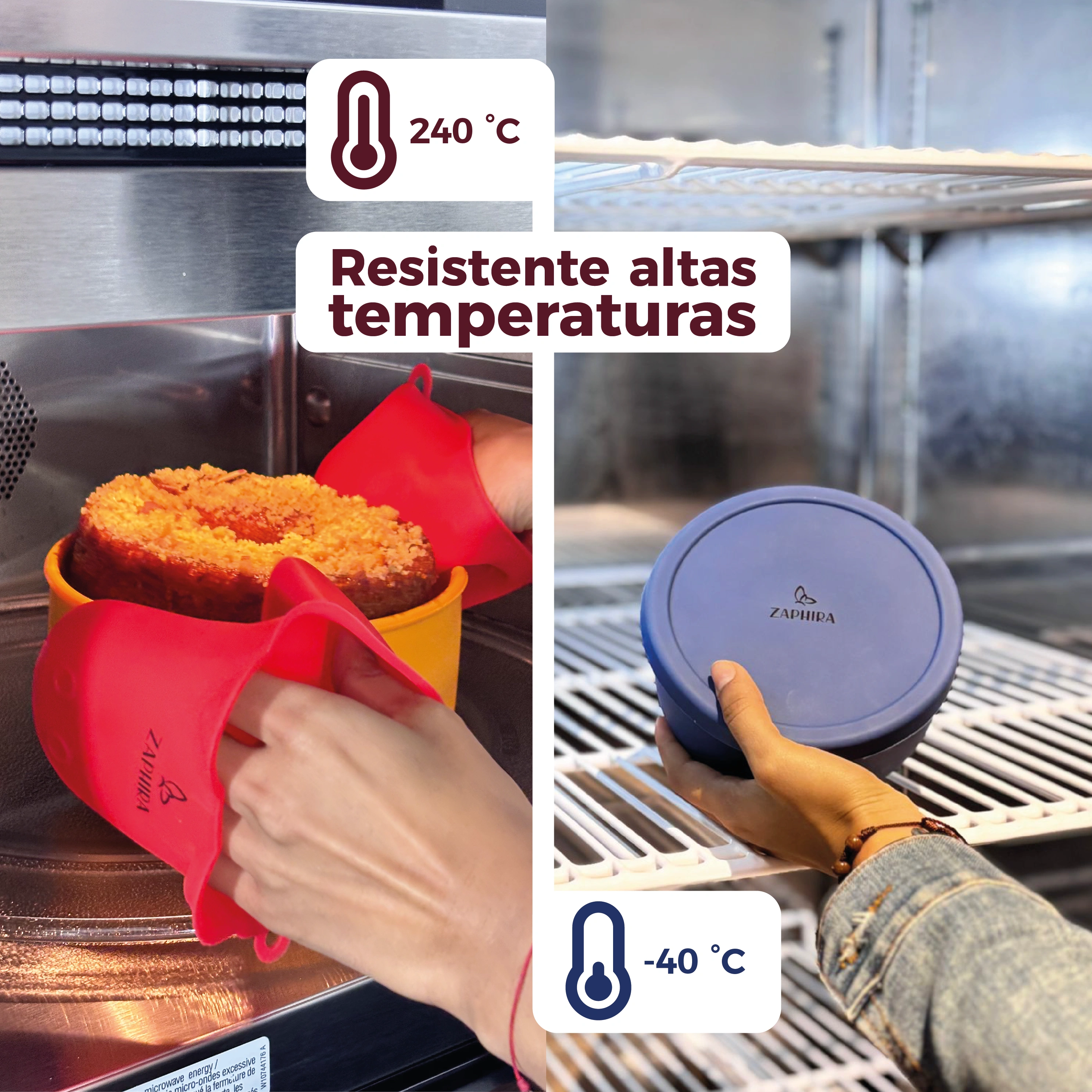 Bento 4 en 1 Zaphira resiste temperaturas