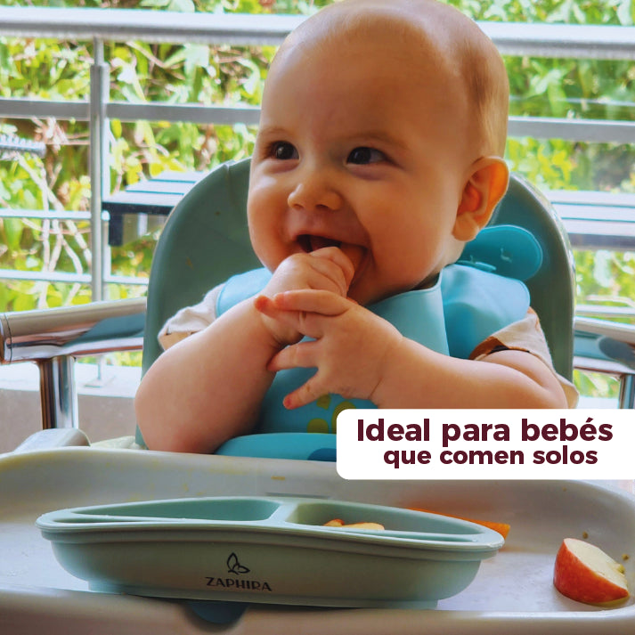 Plato antideslizante para bebés
