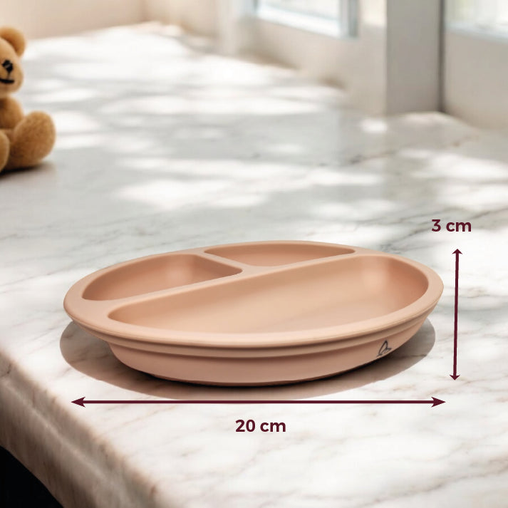 Plato antideslizante para bebés