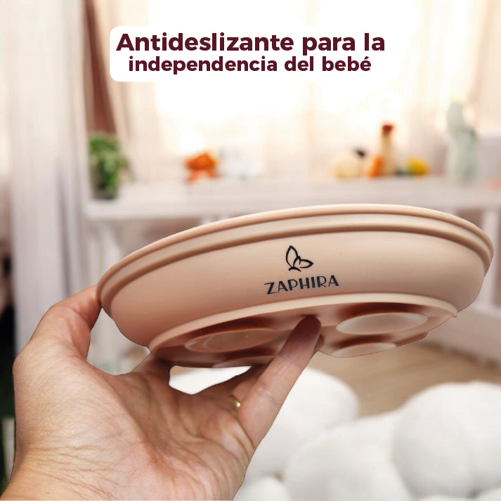 Plato antideslizante para bebés