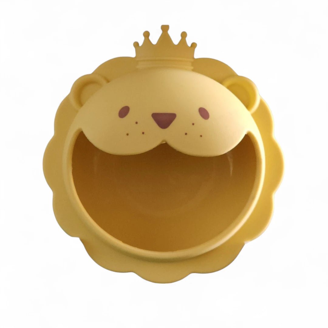 Tazón antideslizante con diseño de animalitos para bebés - Zaphira Online