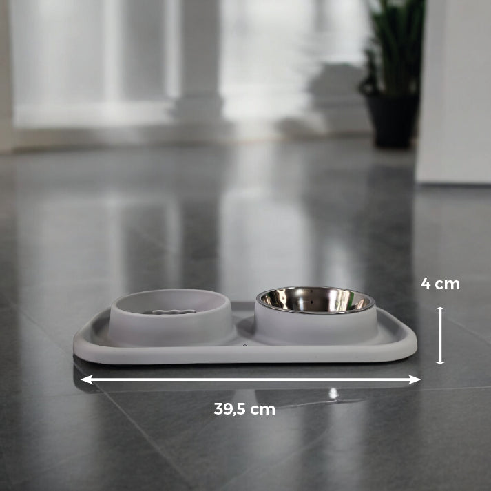 Bebedero y comedero para mascotas