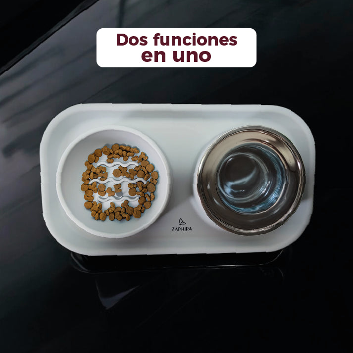 Bebedero y comedero para mascotas