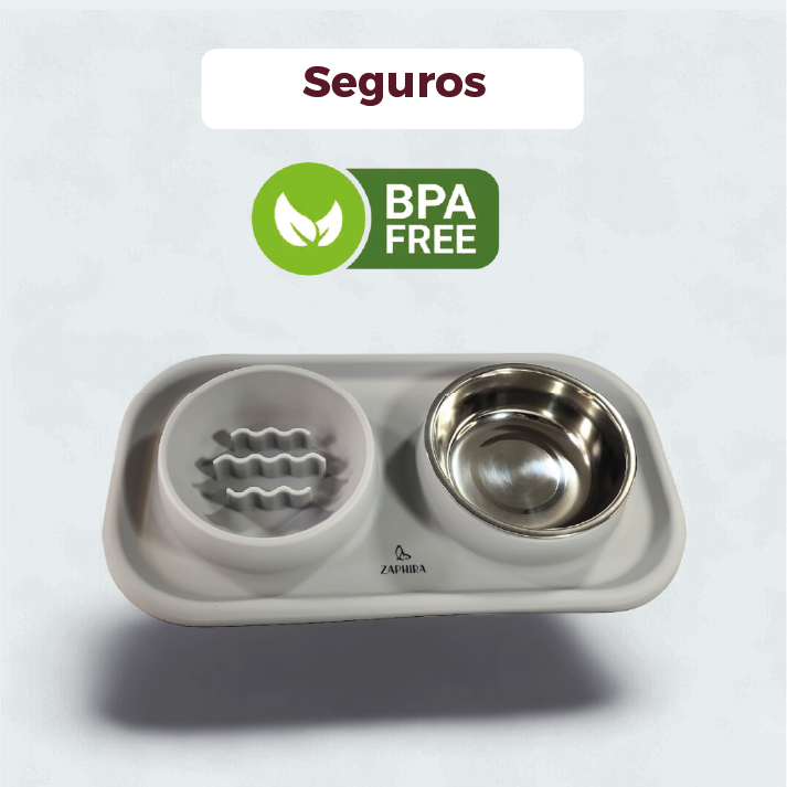 Bebedero y comedero para mascotas