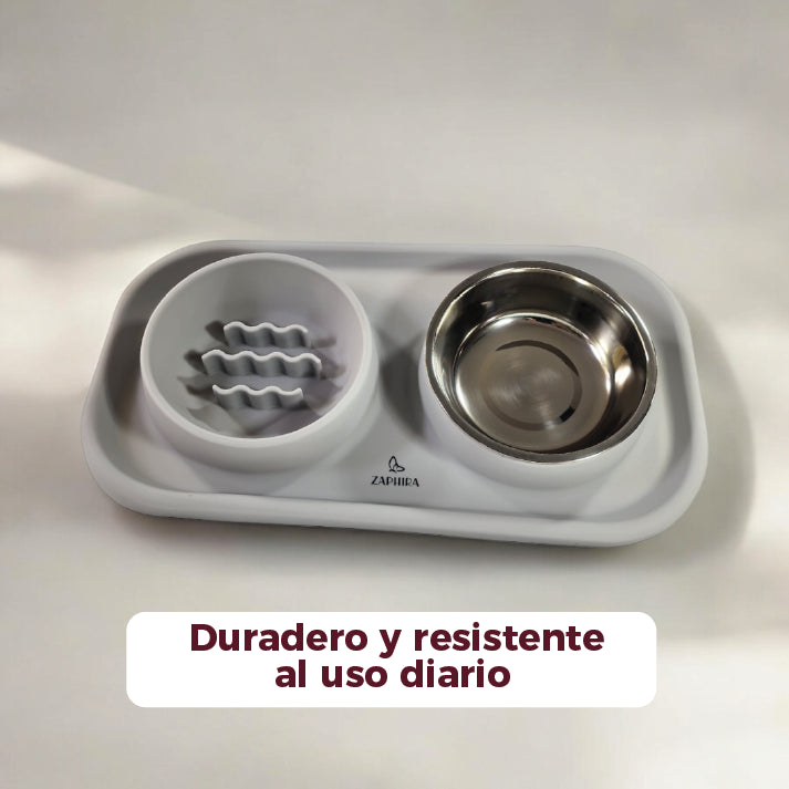 Bebedero y comedero para mascotas