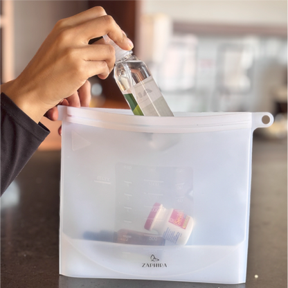 Bolsas hermeticas de silicona Zaphira reutilizables