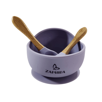 Tazón antideslizante para bebés de silicona segura - Zaphira Online